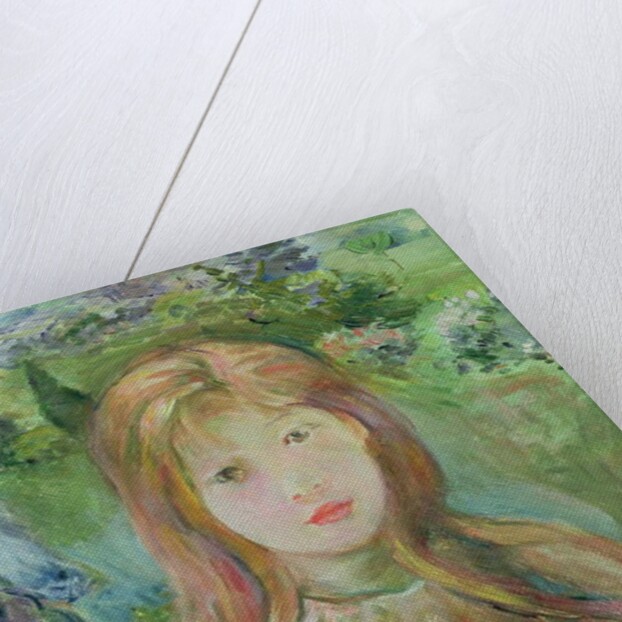 Little Girl at Mesnil, 1892 by Berthe Morisot