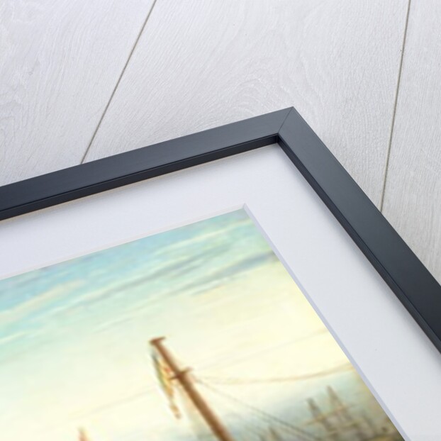 Four-Masted Clipper Ship in Liverpool Harbour, c.1810 by Robert Salmon
