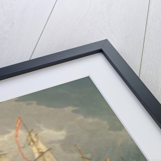 Four-Masted Clipper Ship in Liverpool Harbour, c.1810 by Robert Salmon