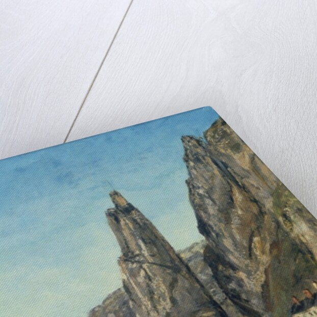 The Rock at Bayard, Dinant, Belgium, c.1856 by Gustave Courbet