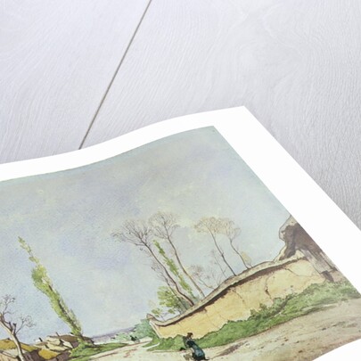 No.1534 A Village Road, Oiseme, 1888 by Henri-Joseph Harpignies