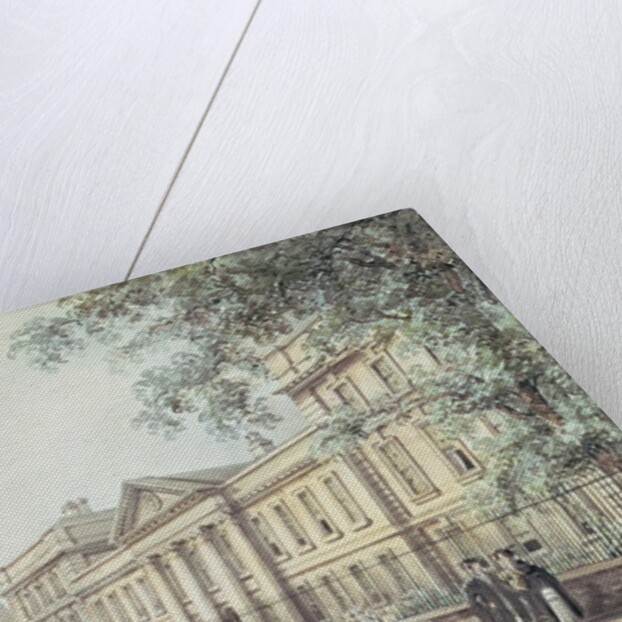 PD.63-1958 Emmanuel College, Cambridge, seen from St. Andrew's Street by Richard Bankes Harraden