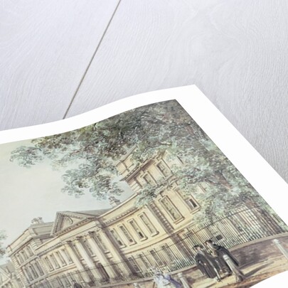 PD.63-1958 Emmanuel College, Cambridge, seen from St. Andrew's Street by Richard Bankes Harraden