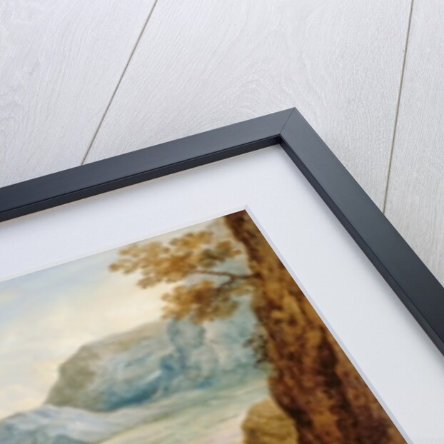 The Escorial, from a Foothill of the Guadarrama Mountains by Lucas van Uden