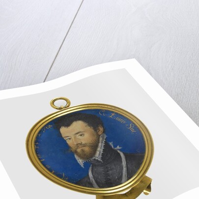 Portrait miniature of an unknown man, 1572 by Nicholas Hilliard