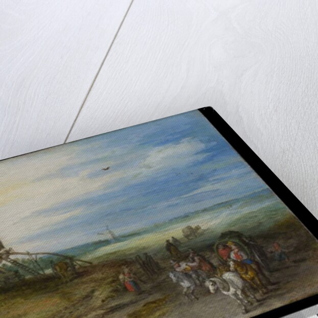 Landscape with mill and carts, c.1611 by Jan the Elder Brueghel