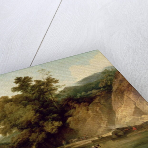 The River Wye at Tintern Abbey, 1805 by Philip James de (1740-1812) Loutherbourg