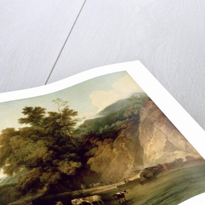 The River Wye at Tintern Abbey, 1805 by Philip James de (1740-1812) Loutherbourg