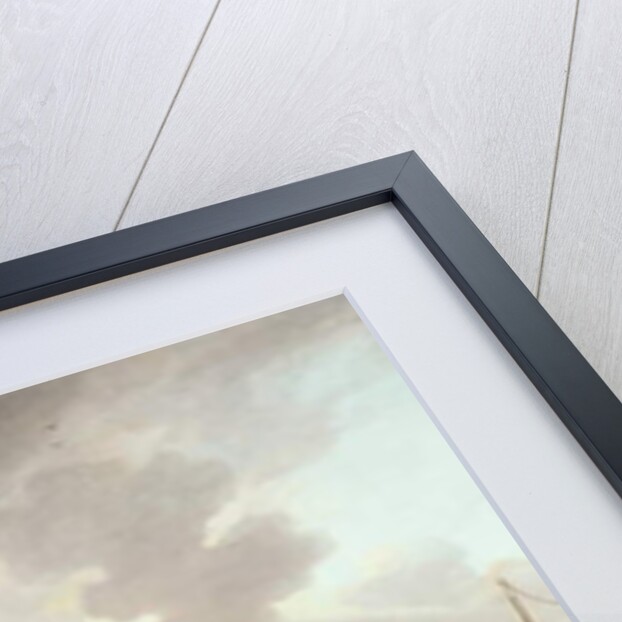 British Men of War at Anchor in Blackwall Reach, 1792 by Dominic Serres