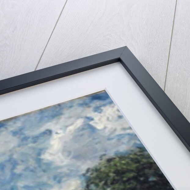 A Street, possibly in Port-Marly, 1876 by Alfred Sisley