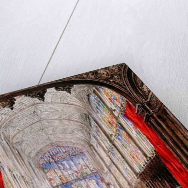 Interior of King's College Chapel, 1843 by Joseph Murray Ince