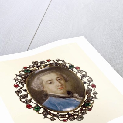 Portrait miniature of Richard Milles, c.1758 by Pompeo Girolamo Batoni