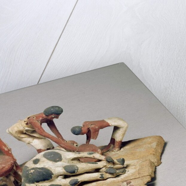 Model of butchers at work by Egyptian 12th Dynasty