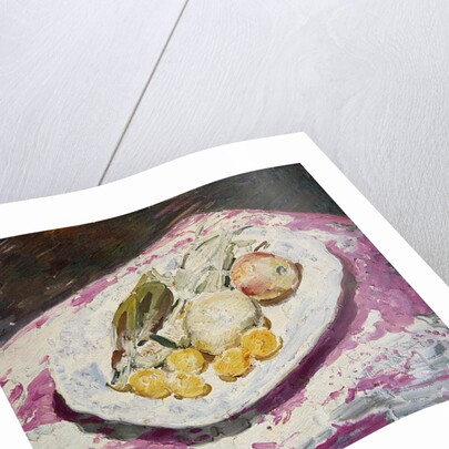 Still Life, fruit on a dish, 1829 by William Nicholson