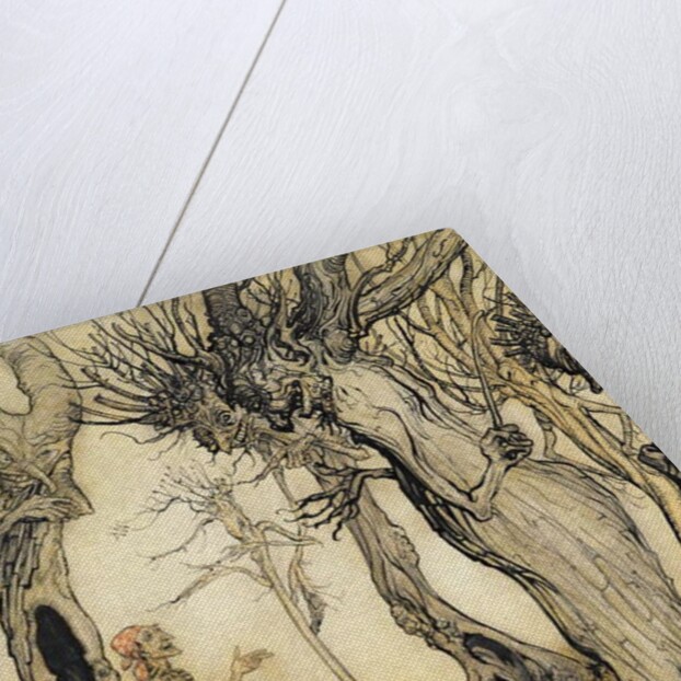 The trees and the axe by Arthur Rackham