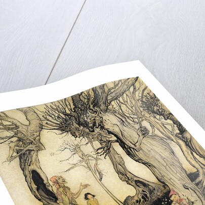 The trees and the axe by Arthur Rackham