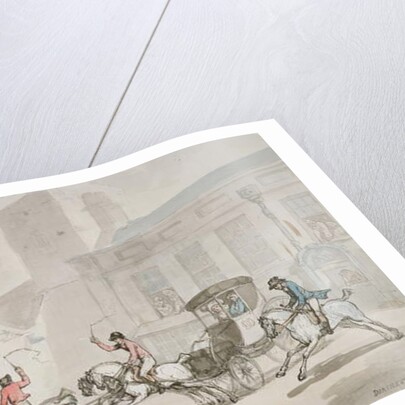 The King's Arms, Dorchester by Thomas Rowlandson