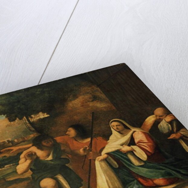 Adoration of the Shepherds, Pre-conservation, 1510 by Sebastiano del Piombo