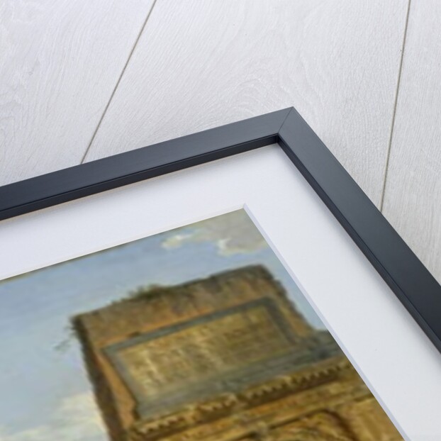 A Capriccio view of Roman ruins, 1737 by Giovanni Paolo Pannini or Panini