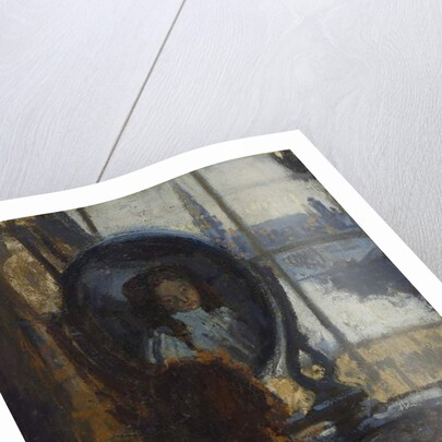 Girl at a looking-glass, little Rachel, 1907 by Walter Richard Sickert