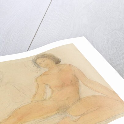 Two seated nudes by Auguste Rodin