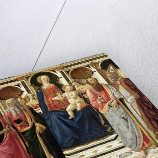 Virgin and Child with SS. John the Baptist, Andrew, Bartholomew and Zenobius, c.1478 by Cosimo Rosselli