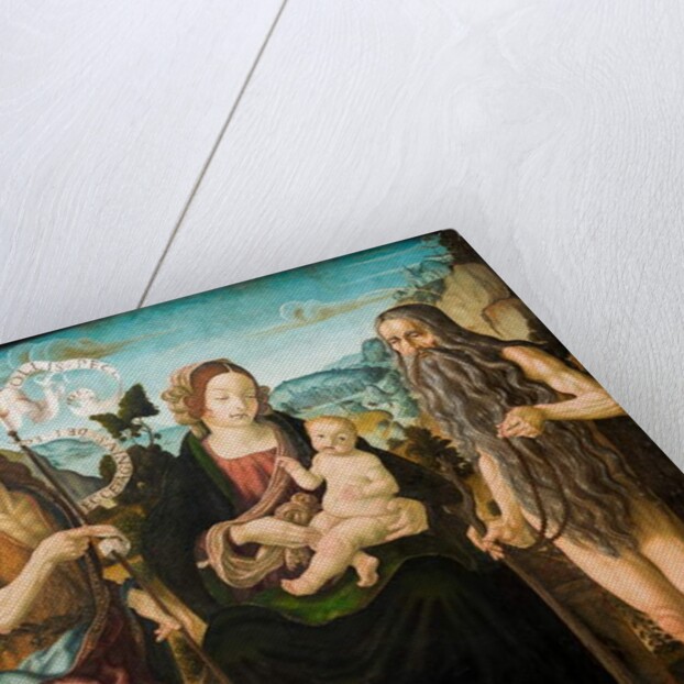 Virgin and Child between St. John the Baptist and St. Onuphrius by Neapolitan School