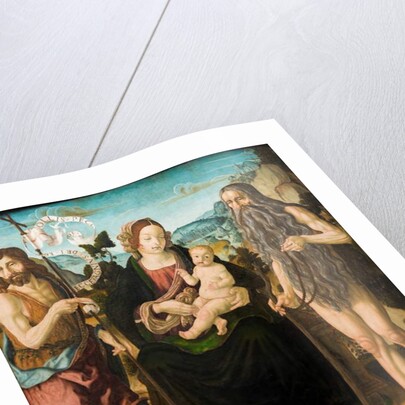 Virgin and Child between St. John the Baptist and St. Onuphrius by Neapolitan School