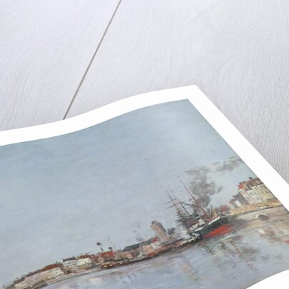 The Dutch Dock, Dunkirk, 1889 by Eugene Louis Boudin