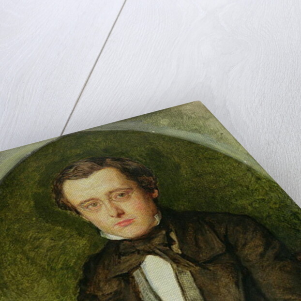 Portrait of Wilkie Collins 1853 by Charles Alston Collins