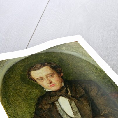 Portrait of Wilkie Collins 1853 by Charles Alston Collins