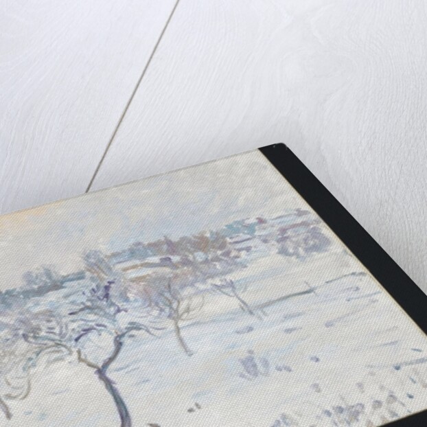 Snowy Landscape at Eragny with an Apple Tree, 1895 by Camille Pissarro