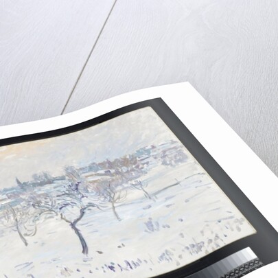 Snowy Landscape at Eragny with an Apple Tree, 1895 by Camille Pissarro