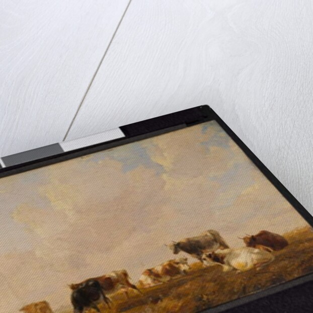 Cattle by a River, 1835 by Thomas Sidney Cooper