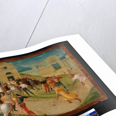 Atalanta's race, before 1555 by Niccolo the Younger Giolfino