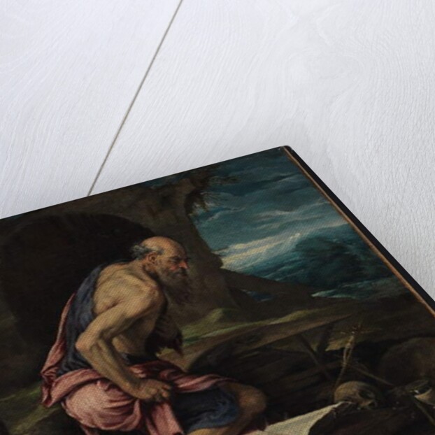 St Jerome in the wilderness, 1562 by Jacopo (workshop) Bassano