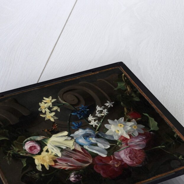 Festoon of flowers, before 1661 by Daniel Seghers