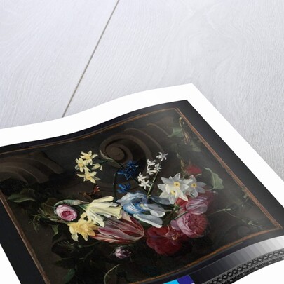 Festoon of flowers, before 1661 by Daniel Seghers