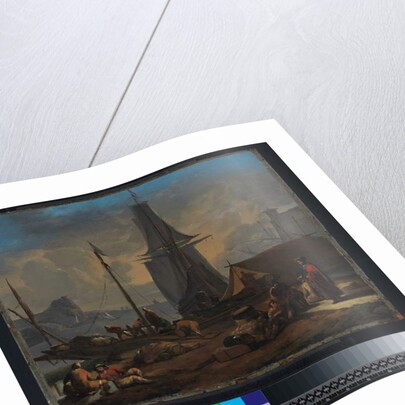 A Port Scene, before 1674 by Johannes Lingelbach