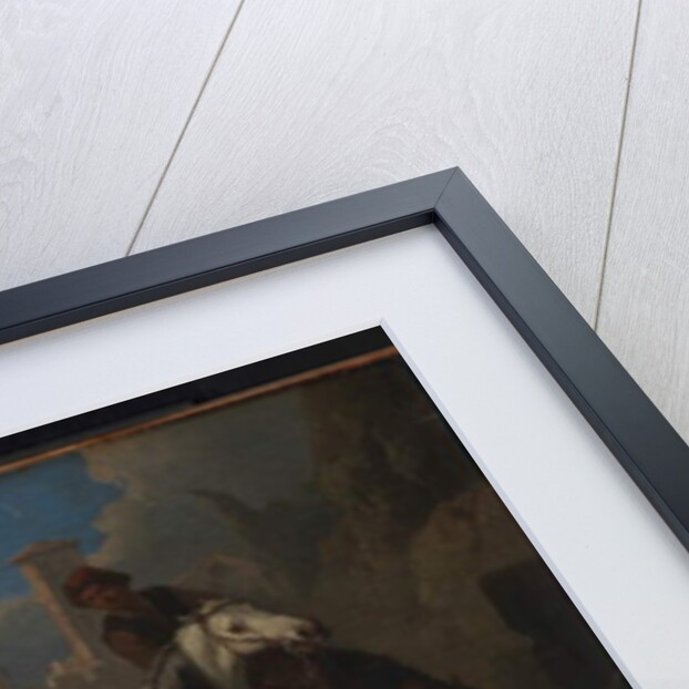 Horses drinking at a fountain, before 1720 by Pieter van Bloemen