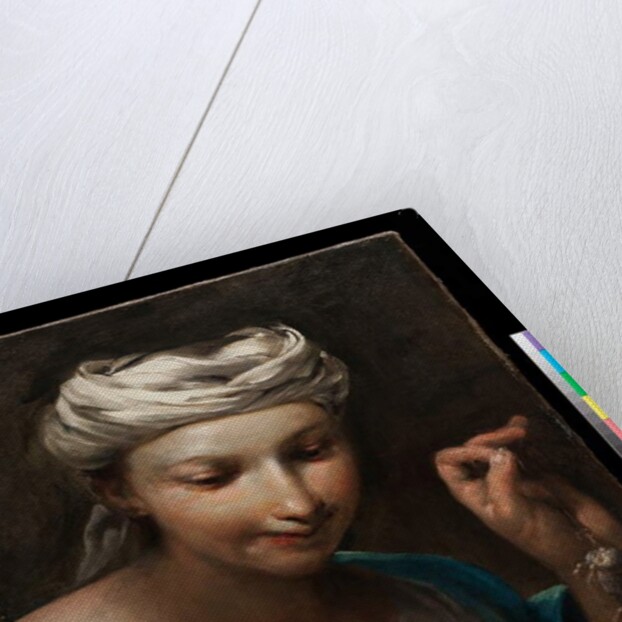 Girl with a Cat, before 1747 by Giuseppe Maria (1665-1747) Crespi