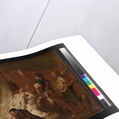 The death of Darius, before 1745 by Giovanni Battista Piazzetta