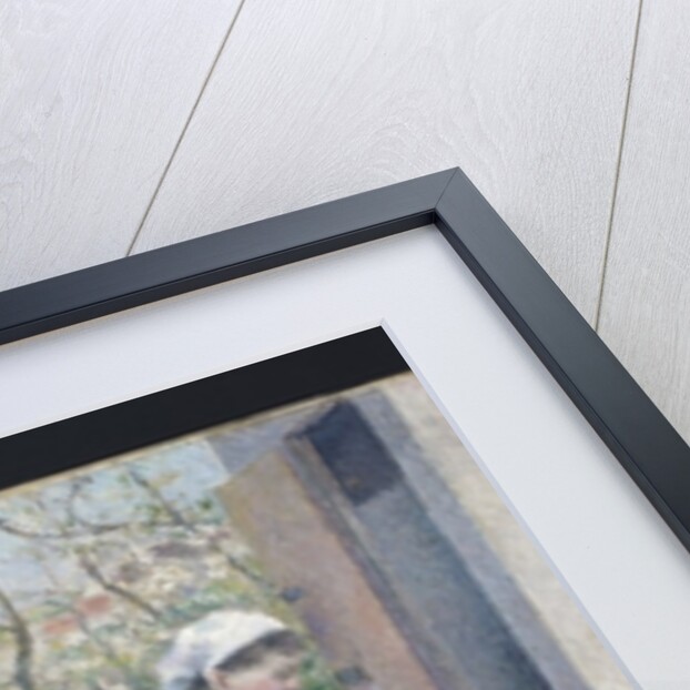 In the Garden at Pontoise: A Young Woman Washing Dishes, 1882 by Camille Pissarro