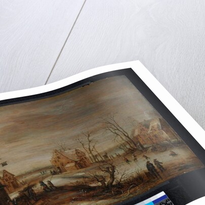 A Village in Winter by Frans de Momper