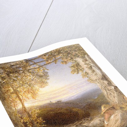 Sleeping Shepherd - Morning, c.1857 by Samuel Palmer