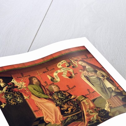 Portrait of the Chevalier Philip Hinckaert and St. Philip the Apostle, before the Virgin and Child, c.1494-1505 by Brabant School