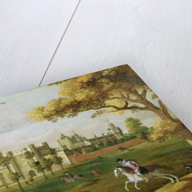 Nonsuch Palace in the time of King James I, early 17th century by Flemish School