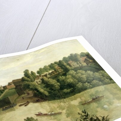 The Thames at Richmond, with the Old Royal Palace, c.1620 by Flemish School