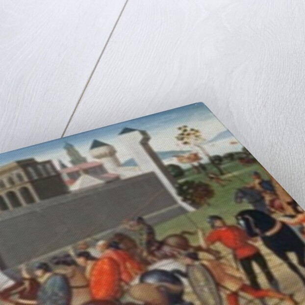 The Siege of Troy II: The Wooden Horse, c.1490-95 by Biagio di Antonio