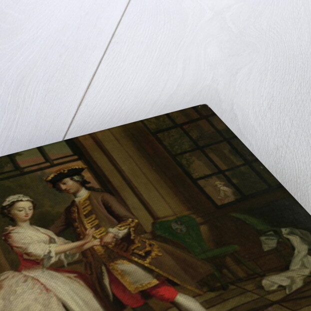 Pamela and Mr B. in the Summerhouse, from `Pamela: or Virtue Rewarded' by Samuel Richardson published 1740, c.1744 by Joseph Highmore